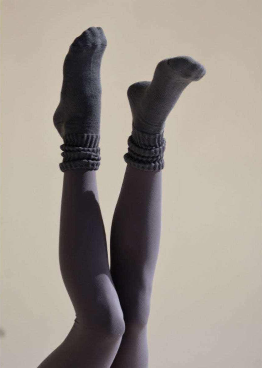 Crew Sock Grey - Soft Vintage Comfort