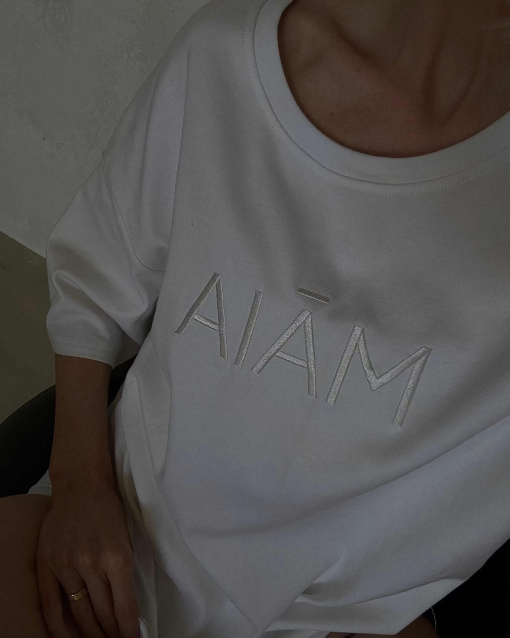 Oversized Boyfriend Tee - Soft Heavyweight Cotton Tee Shirt White