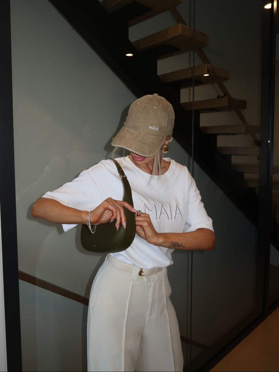 Oversized Boyfriend Tee - Soft Heavyweight Cotton Tee Shirt White