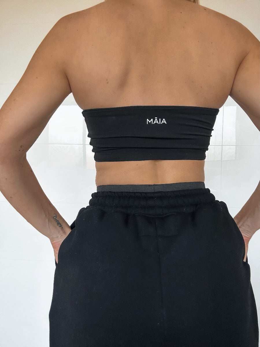 Amara Strapless Crop - Soft Stretchy Bandeau Top 